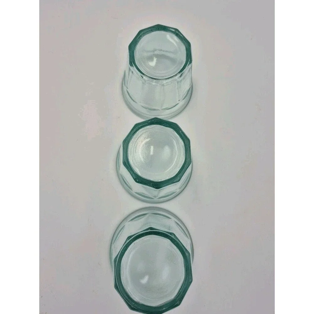 100% Recycled Authentic  Glass Vidrios San Miguel Spain 3 pcs 220ml New